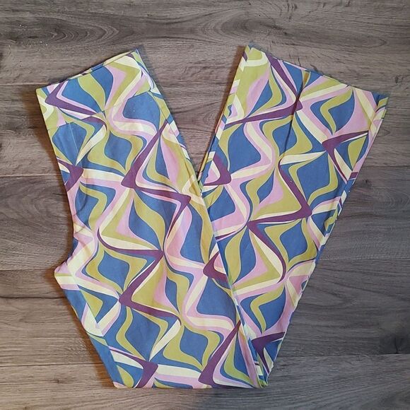 New Without Tags Zara Size Small Linen Blend High Waisted Pants - Picture 5 of 11